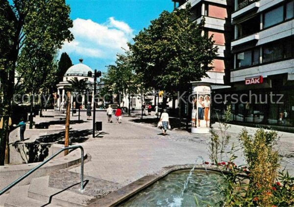 Bad Pyrmont Fussgängerzone Brunnenstrasse