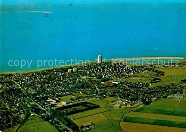 Buesum Nordseebad Fliegeraufnahme