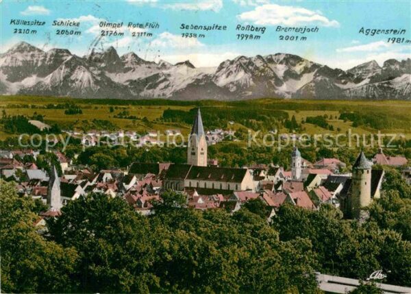Kaufbeuren Sebenspitze Aggenstein Rossberg Brenten