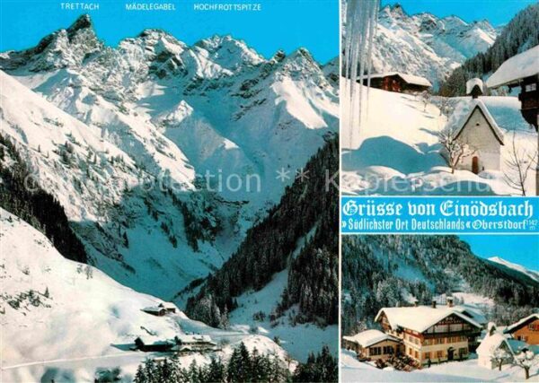 Oberstdorf Einödsbach Trettach Mädelegabel Hochfro