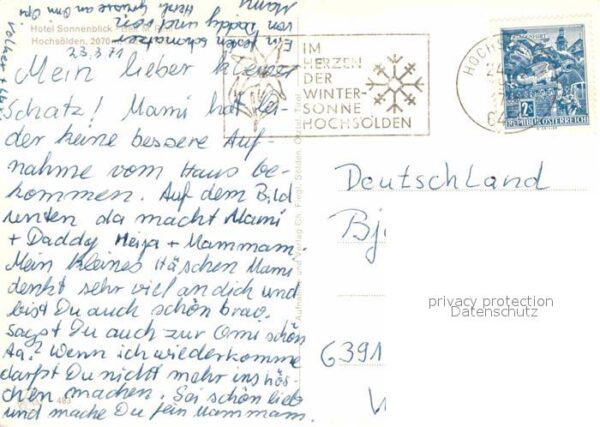 Hochsoelden Hotel Sonnenblick Sesselbahn – Bild 2