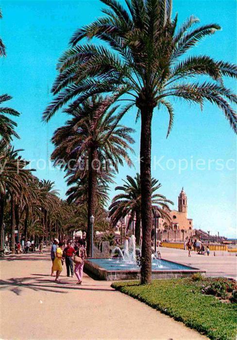 Sitges Paseo de las Palmeras