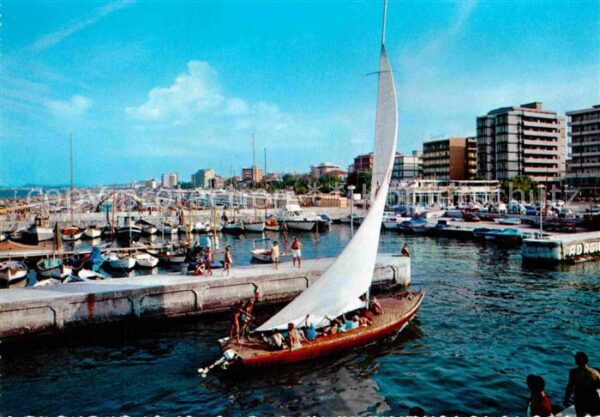 Riccione Segelboot Hafen