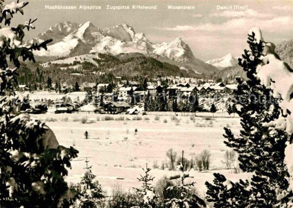 Kruen Zugspitze Riffelwand Waxenstein Hochbla