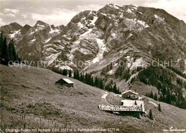 Hohen Goell Oberahornalm Purtschellerhaus