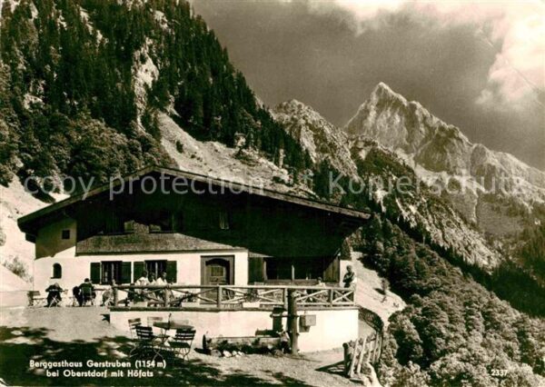 Oberstdorf Berggasthaus Gerstruben Höfats