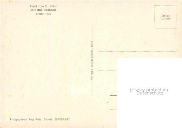Bad Heilbrunn Pfarrkirche St Kilian Fliegeraufnahme – Bild 2