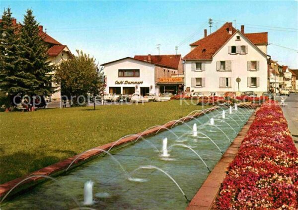 Bad Koenig Odenwald Wasserspiele am Bahnhof