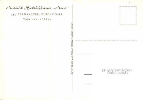 Bernkastel-Kues Haus Arns Hotel Garni – Bild 2