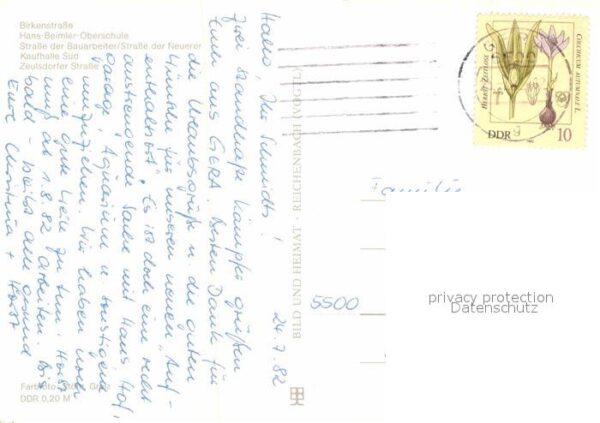 Lusan Gera Hans Beimler Oberschule Str der Bauarbe – Bild 2