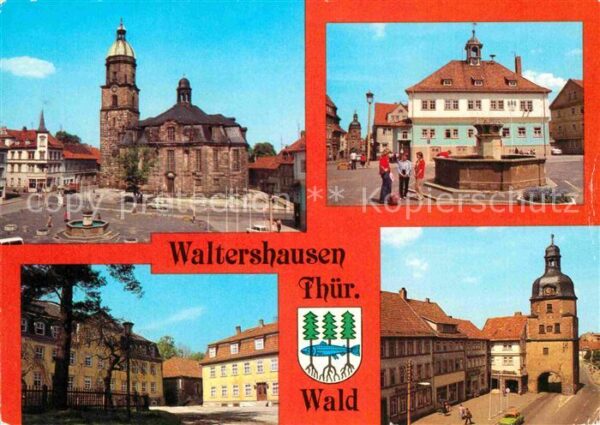 Waltershausen Gotha Stadtkirche Rathaus Salzmannschule Niko