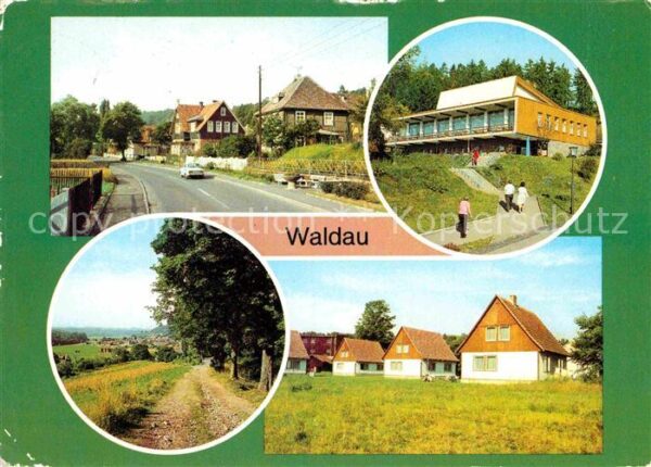 Waldau Hildburghausen Teilansicht FDGB Erholungsheim Bergkris