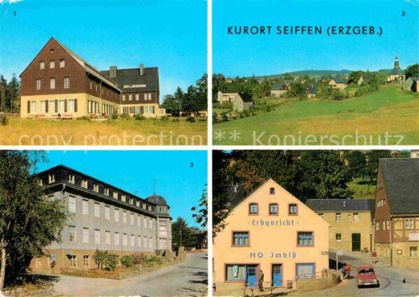 Seiffen Erzgebirge FDGB Erholungsheim Berghof Teilansicht