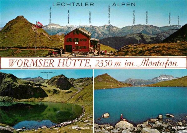 Ferwall Wormser Hütte Schwarzsee Herzsee