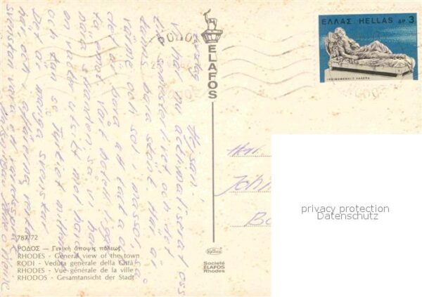 Rhodos Rhodes Aegaeis Fliegeraufnahme – Bild 2