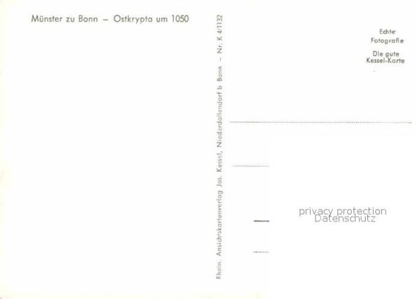 Bonn Rhein Münster Ostkrypta – Bild 2