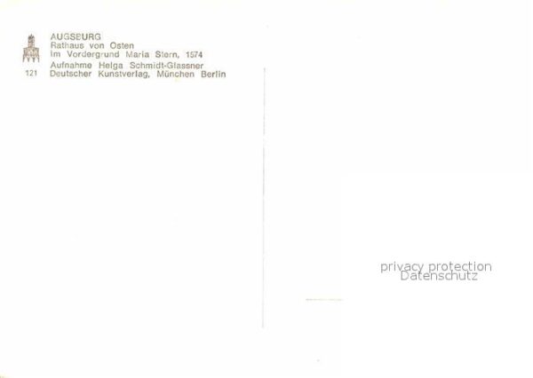 Augsburg Rathaus mit Maria Stern – Bild 2