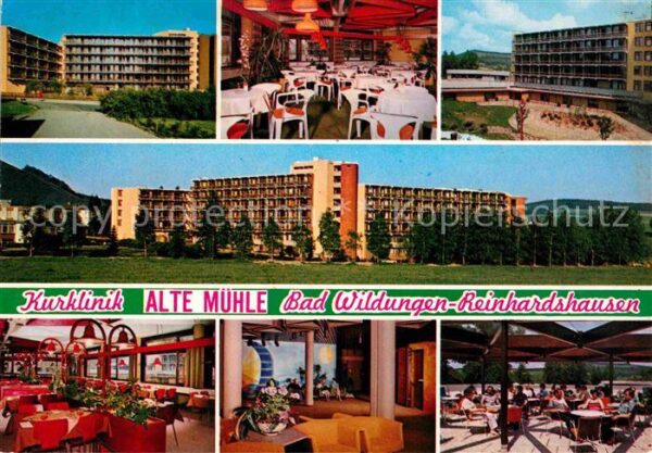 Reinhardshausen Kurklinik Alte Mühle Gasträume Terrasse
