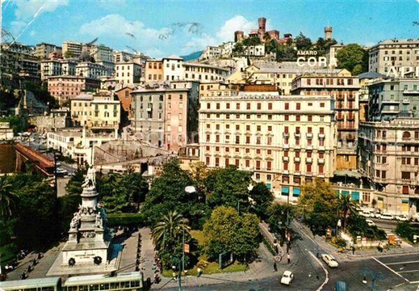 Genova Genua Liguria Piazza Aquaverde