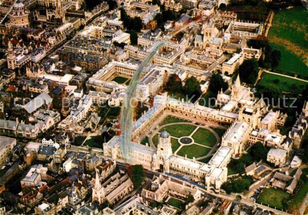 Christ Church Aerial view of Tom Tower and Tom Quad w