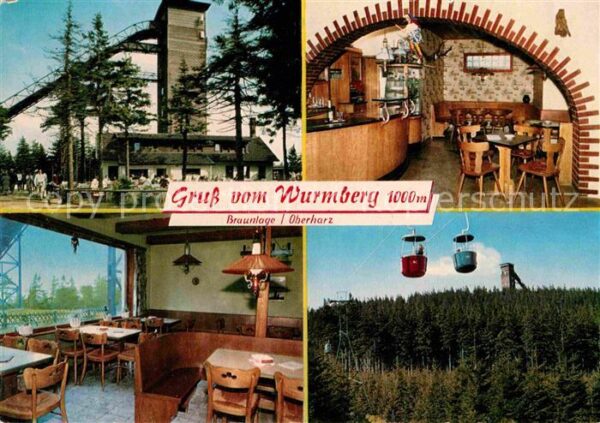 Braunlage Wurmberggaststätte Gastraum Aussichtstu