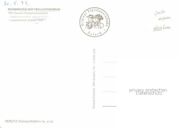 Gutach Schwarzwald Freilichtmuseum Vogtsbauernhof Trachten – Bild 2