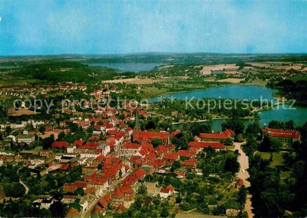 Eutin Fliegeraufnahme mit Eutiner See und Kel