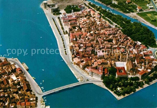 Trogir Trau Fliegeraufnahme