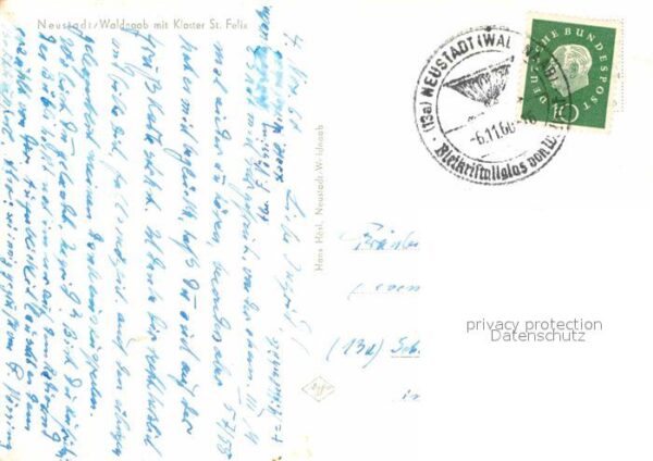 Neustadt Waldnaab Fliegeraufnahme mit Kloster St Felix – Bild 2