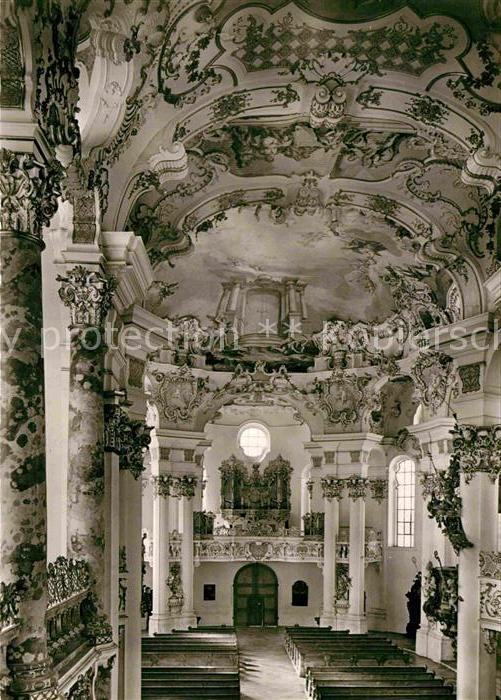Steingaden Allgaeu Wallfartskirche Die Wies Chor Orgelempo