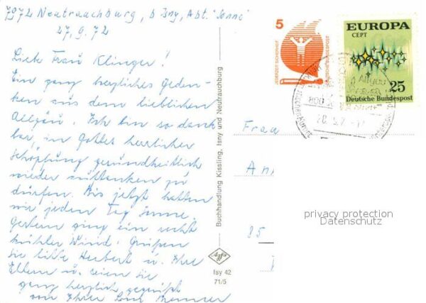 Isny Allgaeu Rathaus Marktplatz Malerwinkel Grabenwe – Bild 2