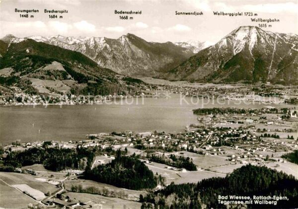 Bad Wiessee mit Rottach Egern und Wallberg