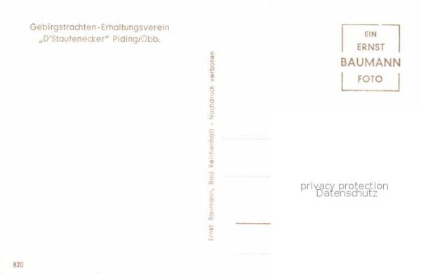 Piding Gebirgstrachten Erhaltungsverein – Bild 2
