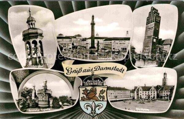 Darmstadt Glockenspiel Russische Kapelle Marktpla