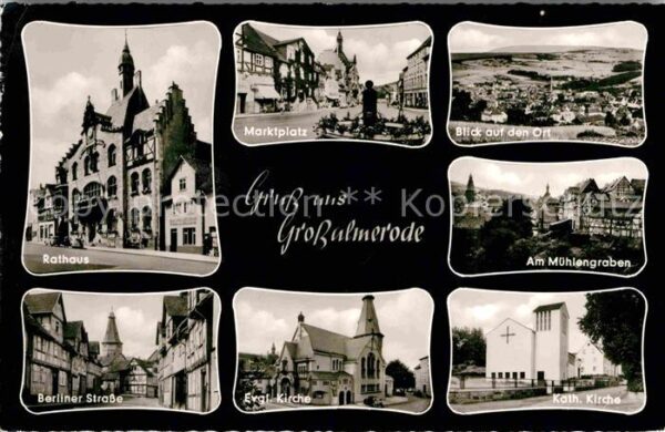 Grossalmerode Rathaus Berliner Strasse Katholische Ev