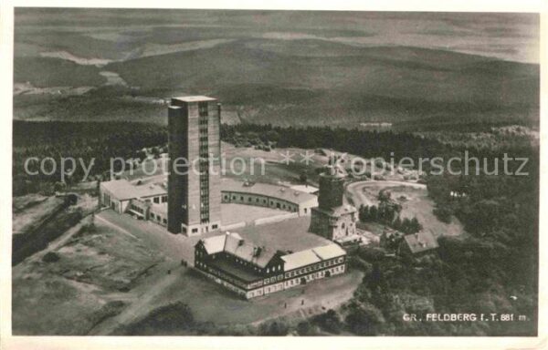 Feldberg Taunus Fliegeraufnahme Sendetürme