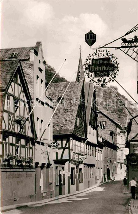 Bacharach Rhein Oberstrasse Weinstube Jost