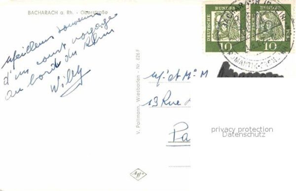 Bacharach Rhein Oberstrasse Weinstube Jost – Bild 2