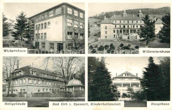 Bad Orb Wichernhaus Heilgebäude Haupthaus Wille