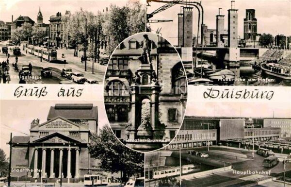 Duisburg Ruhr Königstrasse Stadttheater Hauptbahnhof
