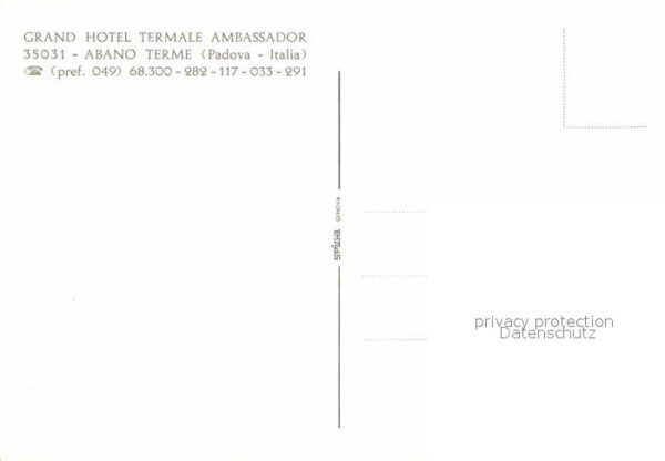 Abano Terme Grand Hotel Termale Ambassador – Bild 2