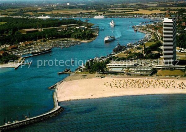 Travemuende Ostseebad Fliegeraufnahme