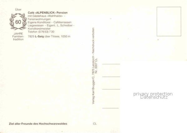 Saig Schwarzwald Cafe Alpenblick – Bild 2