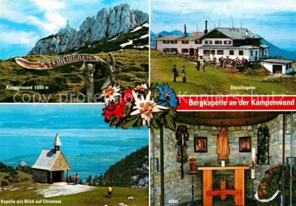 Aschau Chiemgau Kampenwand Kapelle Altar Steinlingeralm