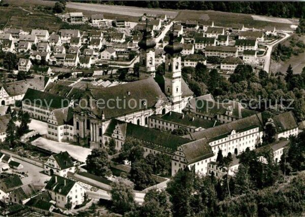 Zwiefalten Wuerttemberg Fliegeraufnahme Münster Benediktinerklo