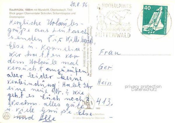 Oberleutasch Rauthhütte Mundelift Schrofen – Bild 2