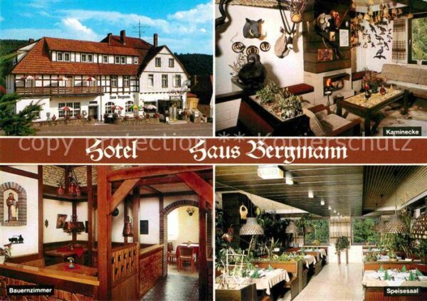 Hemfurth-Edersee Hotel Haus Bergmann Kaminecke Bauernzim