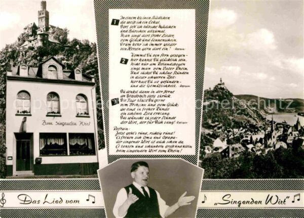 Braubach Rhein Gaststätte zum Singenden Wirt