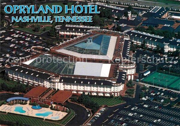 Nashville Tennessee Fliegeraufnahme Opryland Hotel