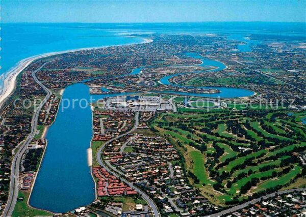 Adelaide Fliegeraufnahme Hafen